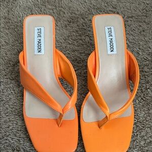 Steve Madden Women's Bright Orange Sandals